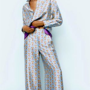 Zara 2 piece.Top L Pant L